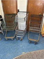 (3) shopping carts