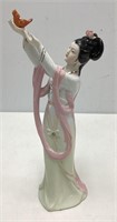 Asian Female Porcelain Figurine