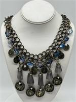 Tresk Etruscan Coin & AB Statement Necklace
