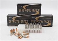 (3X) 50 RDS 9MM Luger Gold Dot 124 GR. Ammunition