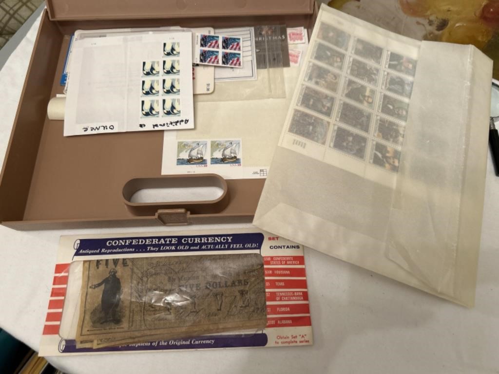 Stamps, current & collectible.