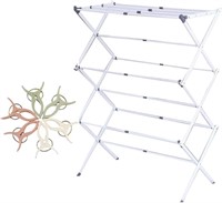 Collapsible Laundry Drying Rack Adjustable
