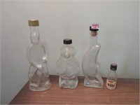 maple syrup bottles .