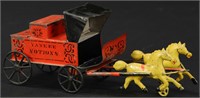 SMALL GEORGE BROWN YANKEE NOTIONS WAGON