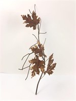 Maple Leaf Copper Hanging Wall Decoration
