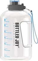 1 Gallon Water Bottle with Time Marker Reusable