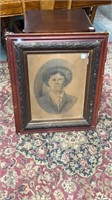 Photo of Man in Carved Frame