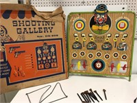 Antique Shooting gallery game