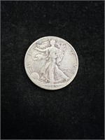 1945 D Walking Liberty Half Dollar