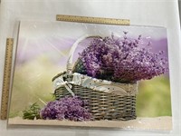 Lavender flower wall art