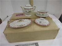New Vintage Little Hostess Porcelain Toy Tea Set