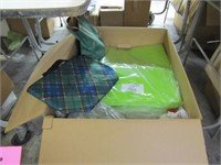 1 box of tissue paper, gift bags, and other.