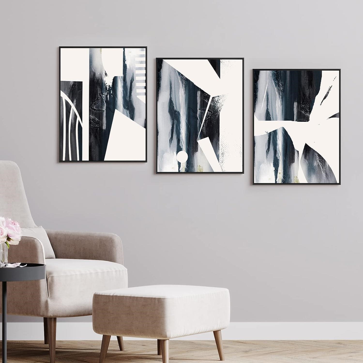 GULETHUN Canvas Wall Art, Set of 3 Framed Art