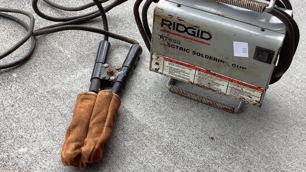 RIDGID Electric Soldering Gun, model Rt-100,