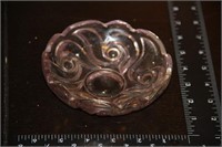 PATD cut glass trinket bowl