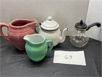 Vintage Decorative Tea Pots & More