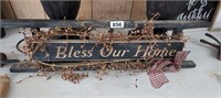 BLESS OUR HOME SIGN
