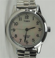 Timex Indiglo Silver Tone Ladies Watch