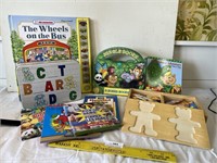 Children's Lot - Books - Wood Puzzles - Tin