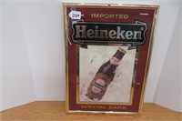 Heineken Beer sign 14"x19"