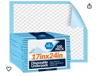 Disposable Underpads 17x24 in 300 ct