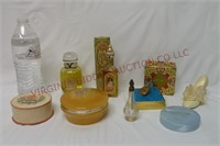 Vintage Vanity ~ Perfumes, Powder Dish & More!!!