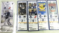 Unused Toronto Maple Leaf Ticket Stubs