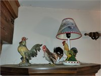3 PCS ROOSTER THEME HOME DECOR