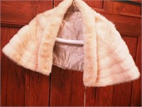 Vintage Koslow's of Fort Worth dyed mink white