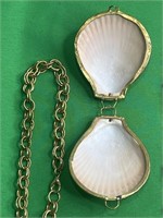 Costume Jewelry, Broaches, Clam Shell, Bracelets,