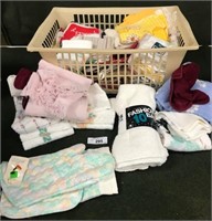 Laundry Basket Full of Towels