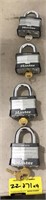 Master commercial padlock with keys