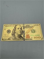 24K Gold Foil $100 Note