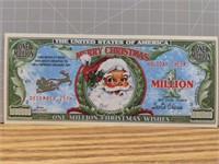 Merry Christmas Banknote