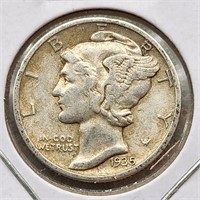 1935 Mercury Dime