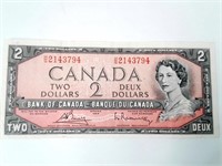 Billet de 2 dollars 1954