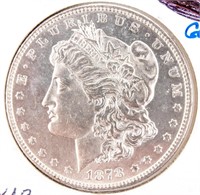 Coin 1878 7/8 TF Morgan Silver Dollar Gem Unc.