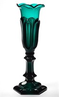 PRESSED LOOP / LEAF VASE, deep brilliant emerald