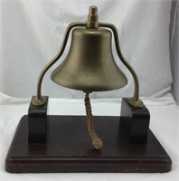 Mounted Brass Ship's Bell