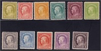 US Stamps #508-518 Mint LH/NH with #512, CV $315+