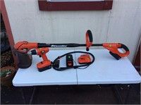 Weedwhacker and cordless drill