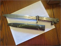 vintage military knife with sheath bayonet
