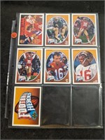 Lot of Joe Montana Football Heroes Cards