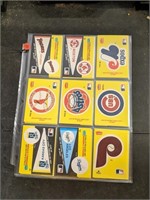 Lot of Baseball Fleer Team Stickers