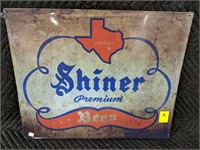 Shiner Premium Beer Metal Sign