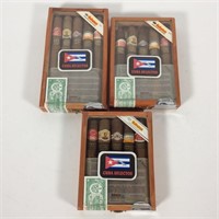 (3) Habanos Cuba Selectos Cigars