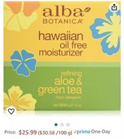 Alba Botanica Hawaiian Oil-Free Moisturizer, Aloe