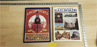 Lot of Train Books, Locomotives, Railroads