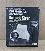 NEW Black & Decker Home Security Outside Siren