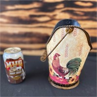 Rooster Metal Bucket